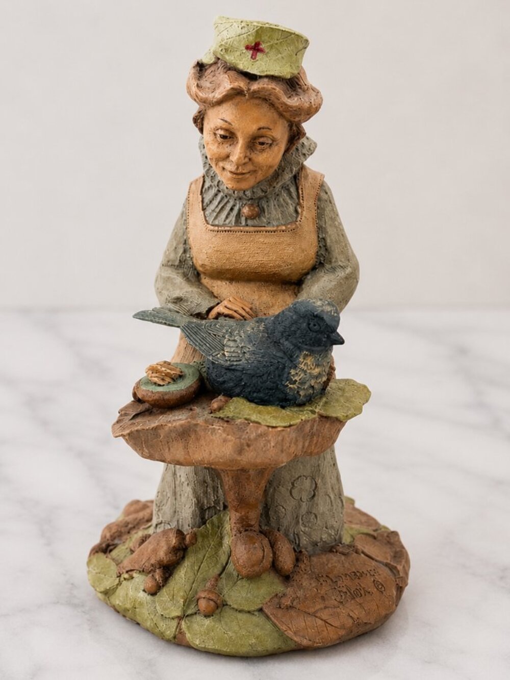 VTG Tom Clark Florence Nurse Gnome Figurine 1986 Cairn Studios Resin Collection